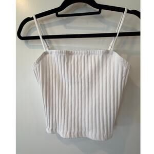 Universal Thread Size Small Cropped White Tank